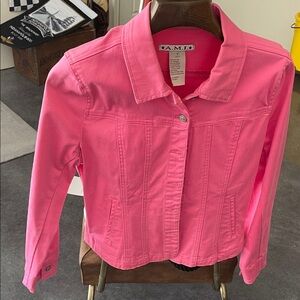 Women's Pink Denim Jacket